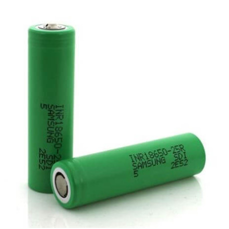 Accu 18650 25R - Samsung - 2500 mAh