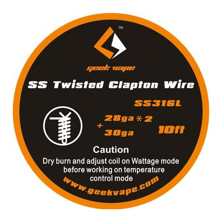 SS316L Clapton 3 m GeekVape
