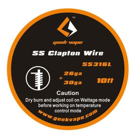 SS316L Clapton 3 m GeekVape