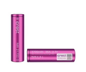 Accu Purple 21700 - Efest - 3700mAh