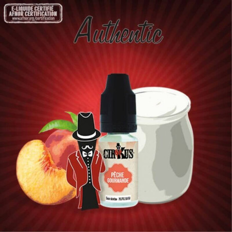 E-liquide Pêche Gourmande - Cirkus