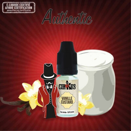 E-liquide Vanille Custard - Cirkus