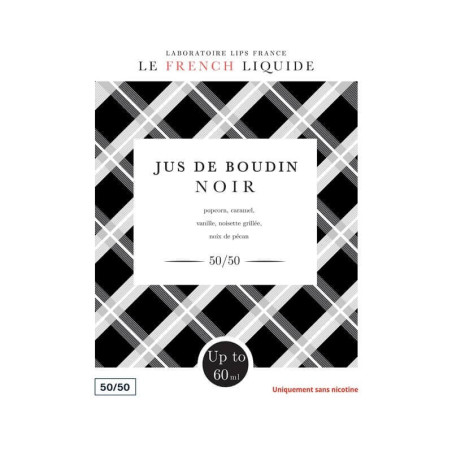 E-liquide Jus De Boudin Noir 50ml - Le French Liquide