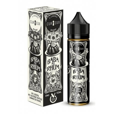 E-liquide Baba au rhum 50ml - Dessert - Curieux