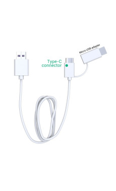 Cable chargeur USB type C / Micro-USB