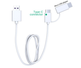 Cable chargeur USB type C / Micro-USB