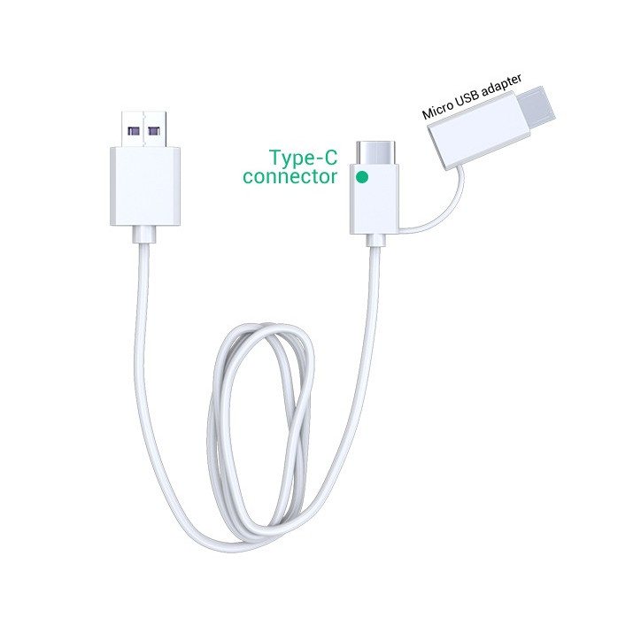 Cable chargeur USB type C / Micro-USB