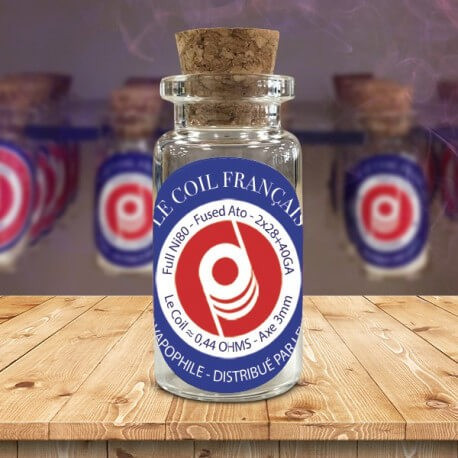 Pack de 2 résistances préconstruites Le Coil Français - Full Ni80