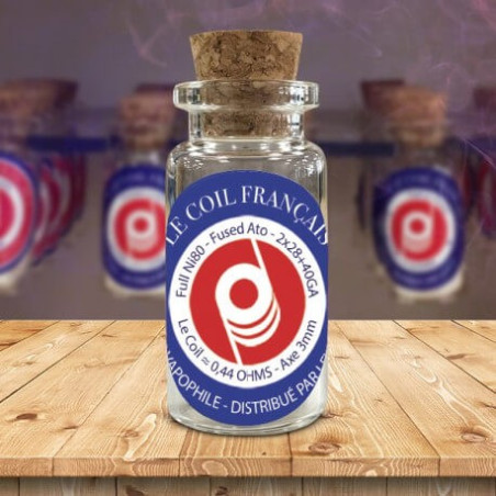 Pack de 2 résistances préconstruites Le Coil Français - Full Ni80
