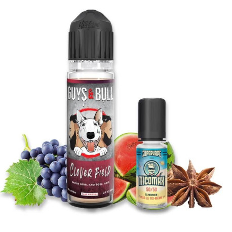 E-liquide Clover Field 60ml - Guys & Bull