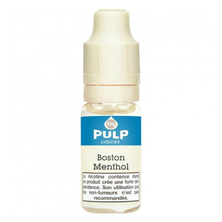 E liquide Boston Menthol 10ml - Pulp