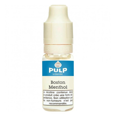 E liquide Boston Menthol 10ml - Pulp