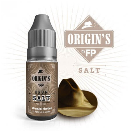 E-liquide Brun Origin's sels de nicotine - Flavour Power