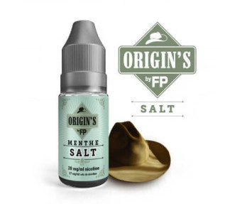E-liquide Menthe - Origin's sel de nicotine par Flavour Power