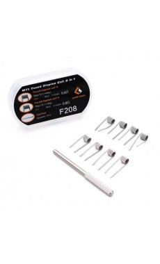 Pack de 8 résistances préconstruites Geek Vape - MTL Fused Clapton 2 in 1
