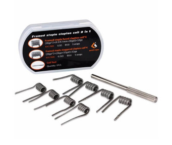 Pack 8 résistances préconstruites Geek Vape - Framed Staple Clapton 2in1