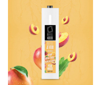 E-liquide Pêche Mangue 50 ml - Refill-Roykin
