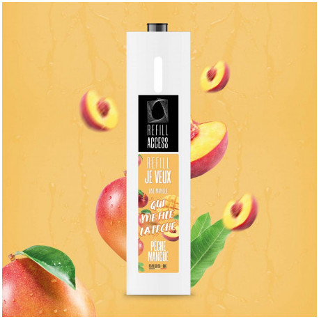 E-liquide Pêche Mangue 50 ml - Refill-Roykin