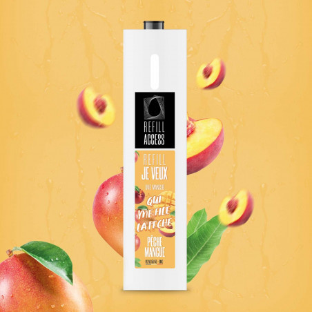 E-liquide Pêche Mangue 50 ml - Refill-Roykin