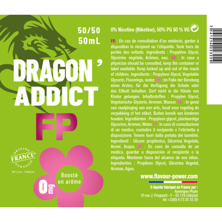 E-liquide Dragon Addict 50 ml - Flavour Power