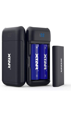 Chargeur d'accus PB2S Power Bank - XTAR