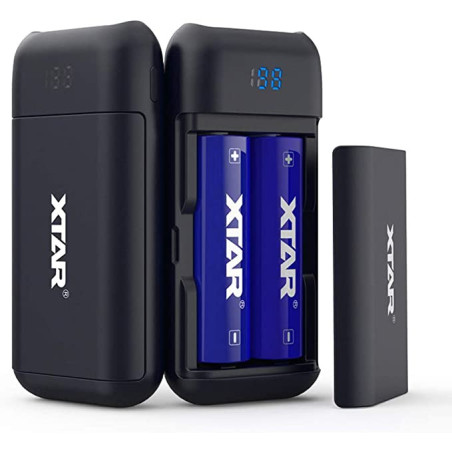 Chargeur d'accus PB2S Power Bank - XTAR