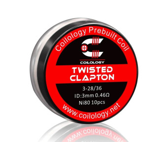 10 résistances twisted clapton ni80 - Coilology