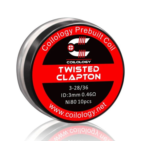 10 résistances Twisted Clapton Ni80 - Coilology