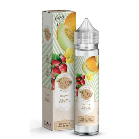 E-liquide Melon Fraise des bois 50 ml - Le Petit Verger
