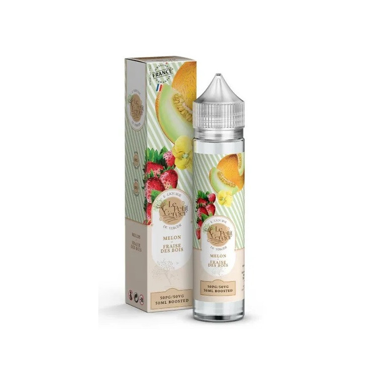 E-liquide Melon Fraise des bois 50 ml - Le Petit Verger