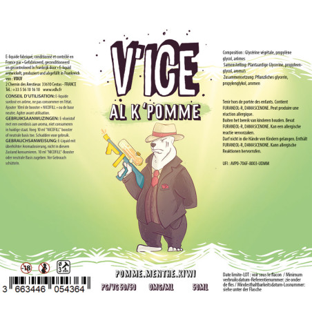 E-liquide Al K'Pomme 50ml - Cirkus