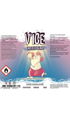 E-liquide Cassis Clay 50ml - V'ICE