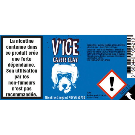 E-Liquide Cassis Clay - V'ICE