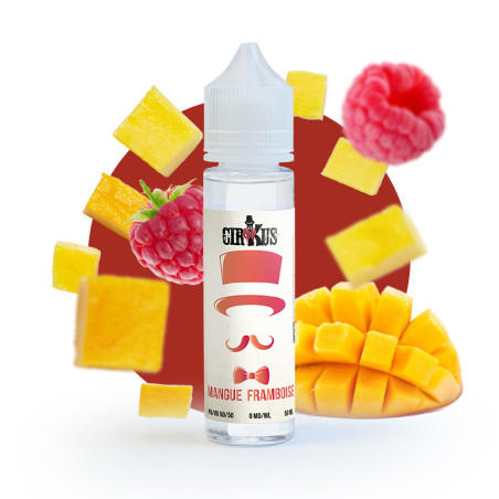 E-liquide mangue framboise 50ml - Cirkus