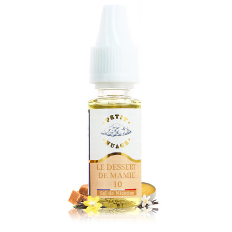 E-liquide Dessert De Mamie - Salt - 10ml - Petit Nuage