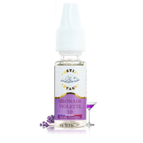E-liquide Sironade Violette - Salt - 10ml - Petit Nuage