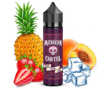 E-liquide Ananas-Fraise-Pêche 50ml - Mexican Cartel