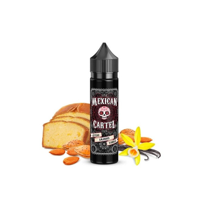 E-liquide Gâteau amande-vanille 50ml - Mexican Cartel