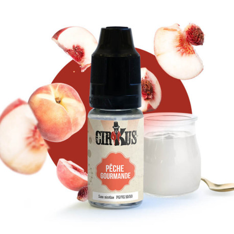 E-liquide Pêche Gourmande - Cirkus