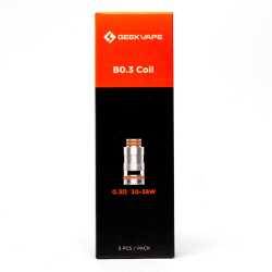 Résistances Geekvape B-Coil - 0,3Ω - 30-38W - Pack