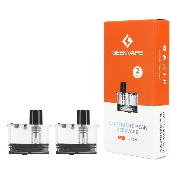 Cartouches Pod Peak x 2 - Geek Vape