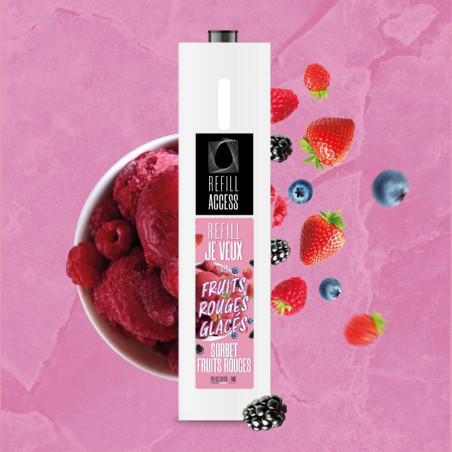 E-liquide Sorbet fruits rouges 50 ml - Refill-Roykin