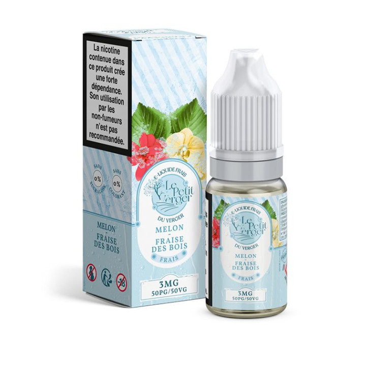 E-Liquide Melon - Fraise Des Bois frais 10ml - Le Petit Verger