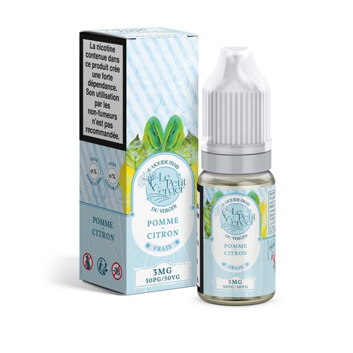 E-Liquide Pomme - Citron frais 10ml - Le Petit Verger