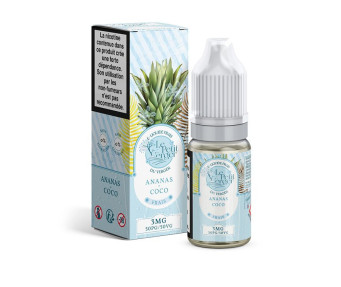 E-Liquide Ananas - Coco frais 10ml - Le Petit Verger