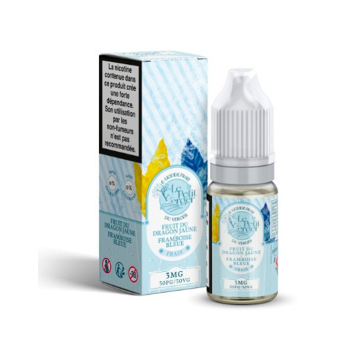 E-Liquide Fruit Du Dragon Jaune - Framboise Bleue frais 10ml - Le Petit Verger