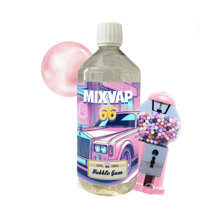 E-liquide Bubble Gum 50ml - Mix Vap 66