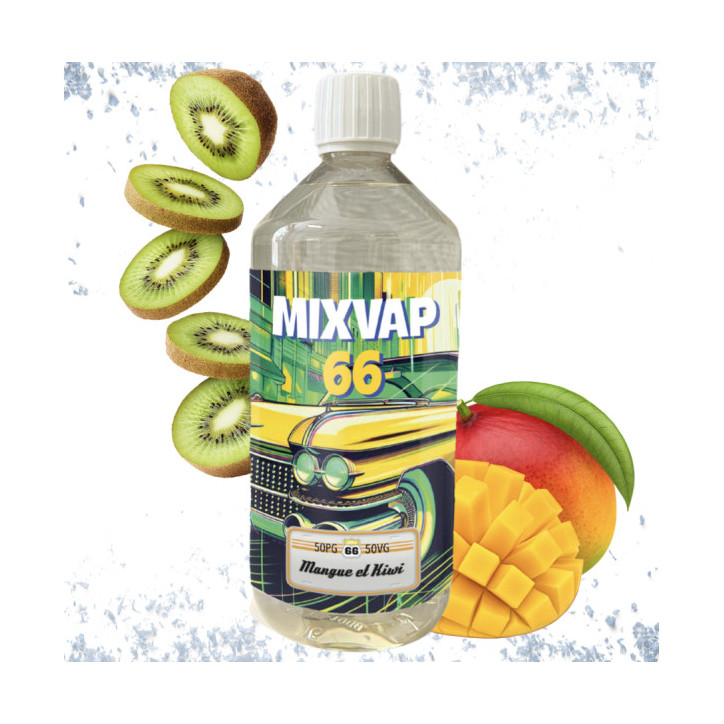 E-liquide Mangue/Kiwi frais 50ml - Mix Vap 66
