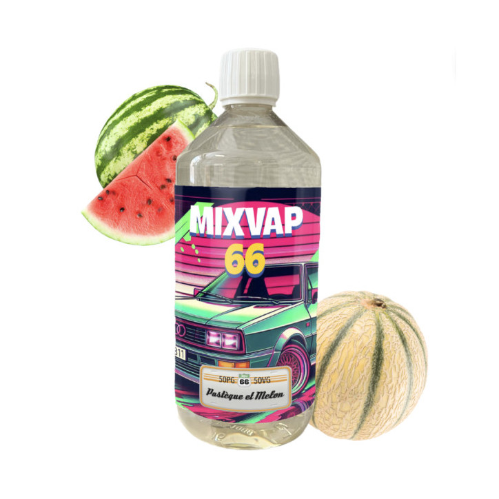 E-liquide Pastèque/Melon 50ml - Mix Vap 66