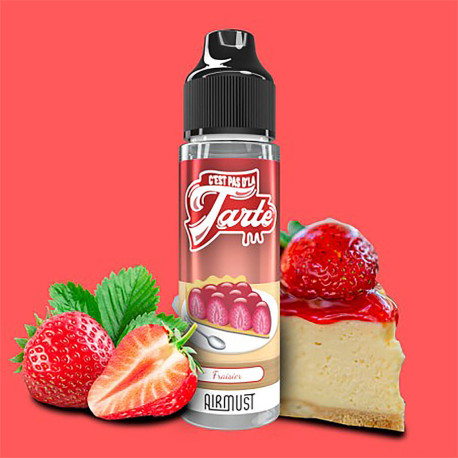 E-Liquide Fraisier . C'est Pas D'La Tarte - 50ml - Airmust E-Liquide Fraisier . C'est Pas D'La Tarte - 50ml - Airmust